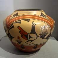 Traditional jar with Zia design