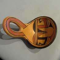 Polychrome ladle by Garnet Pavatea