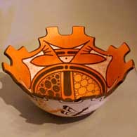 Polychrome traditional Zuni bowl