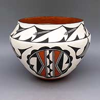 Polychrome jar with medallion and geometric design
 by Unknown of Acoma