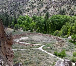 The San Felipe ancestral home at Bandelier National Monument