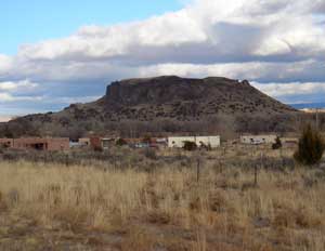 Sacred Black Mesa at San Ildefonso Pueblo