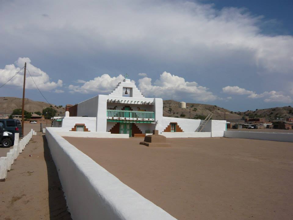 The Mission Church at Santo Domingo Pueblo