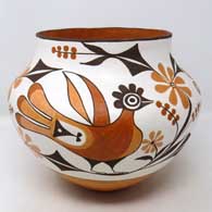 Polychrome jar with geometric design