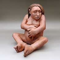 Loss, from the Mudwoman series of figures
 by Roxanne Swentzell of Santa Clara