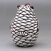 A polychrome owl figure, click or tap to see a larger version