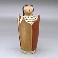 A polychrome Corn Maiden figure
 by Gordon Foley of Jemez