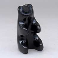 A sitting black bear figure
 by Jarren Naranjo of Santa Clara