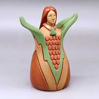 A polychrome Corn Maiden figure
 by Melony Gutierrez of Santa Clara