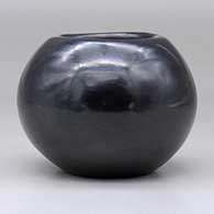 A small plain, polished black bowl, click or tap to see a larger version