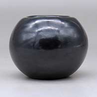 A small plain, polished black bowl, click or tap to see a larger version