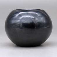 A small plain, polished black bowl, click or tap to see a larger version