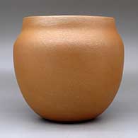 A large golden micaceous jar, click or tap to see a larger version