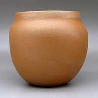 A large golden micaceous jar, click or tap to see a larger version