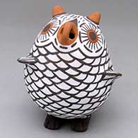 A classic Zuni polychrome owl figure
 by Erma Homer of Zuni