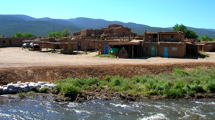 The South House at Taos Pueblo